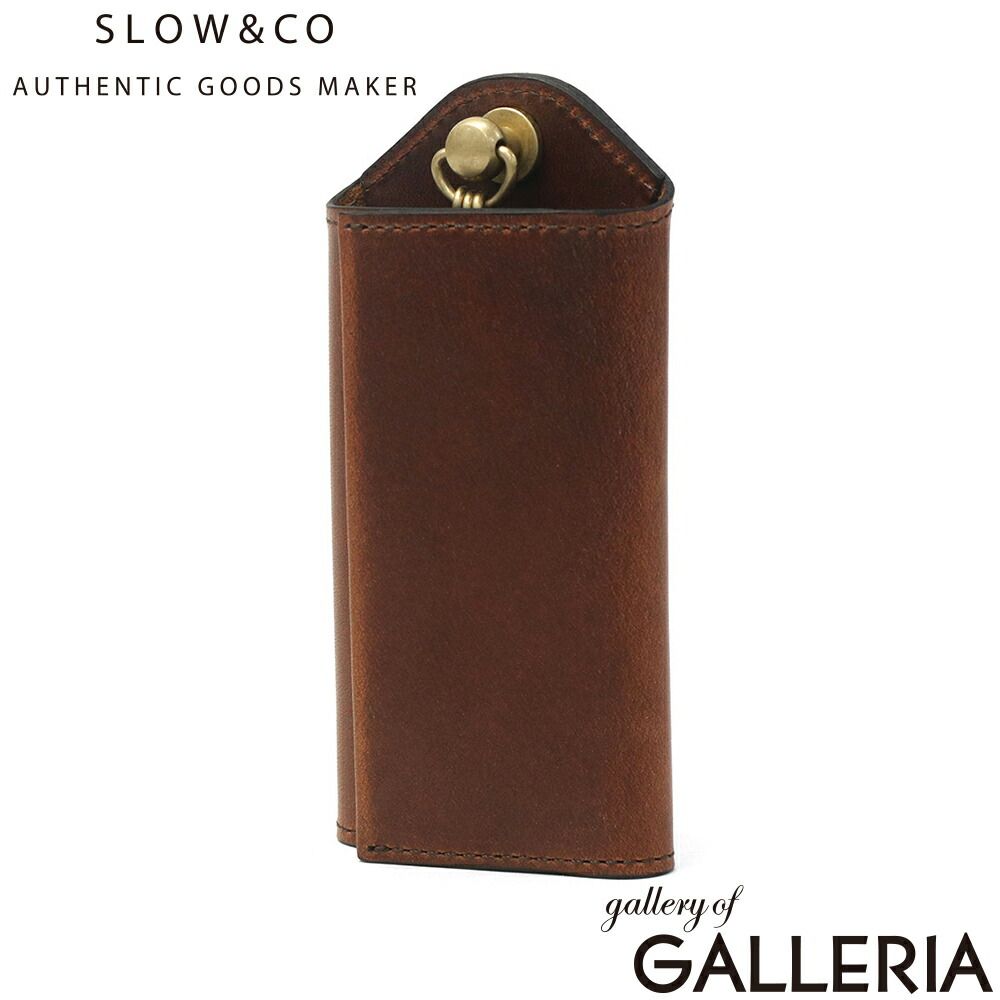 SLOW キーケース メンズ レディース 鍵入れ 小さめ スロウ ブランド 大人 レザー スマートキー 鍵 3連 収納 カード スナップボタン 革小物 おしゃれ 本革 牛革 革 経年変化 日本製 herbie smart key case SO 927 RS