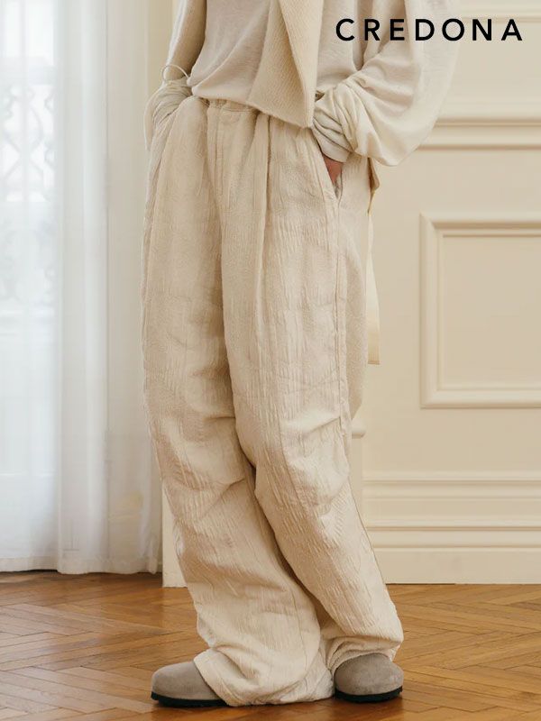 クレドナ CREDONA ボトムス KIRYU M 65 PANTS 桐生ジャガードM 65パンツ フルレングス セットアップ