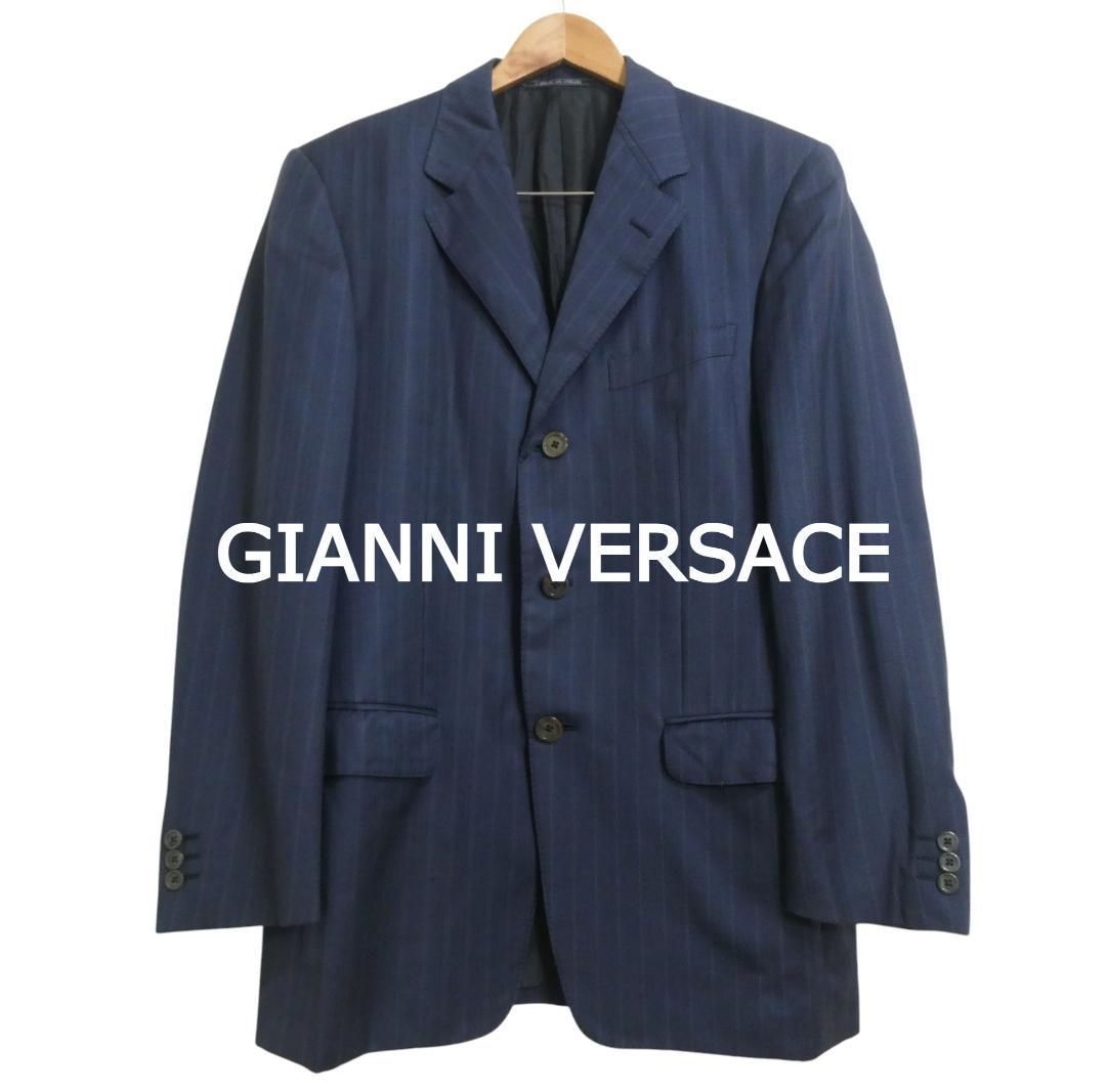 GIANNI VERSACE ジャンニヴェルサーチ ストライプ柄 シングル 3B