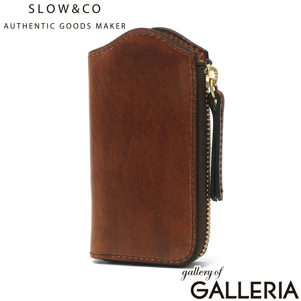 SLOW キーケース メンズ レディース 鍵入れ 小さめ スロウ ブランド 大人 おしゃれ レザー 鍵 3連 収納 ファスナー付き 革小物 コンパクト スリム 本革 牛革 革 経年変化 日本製 herbie L zip key case SO 928 RS