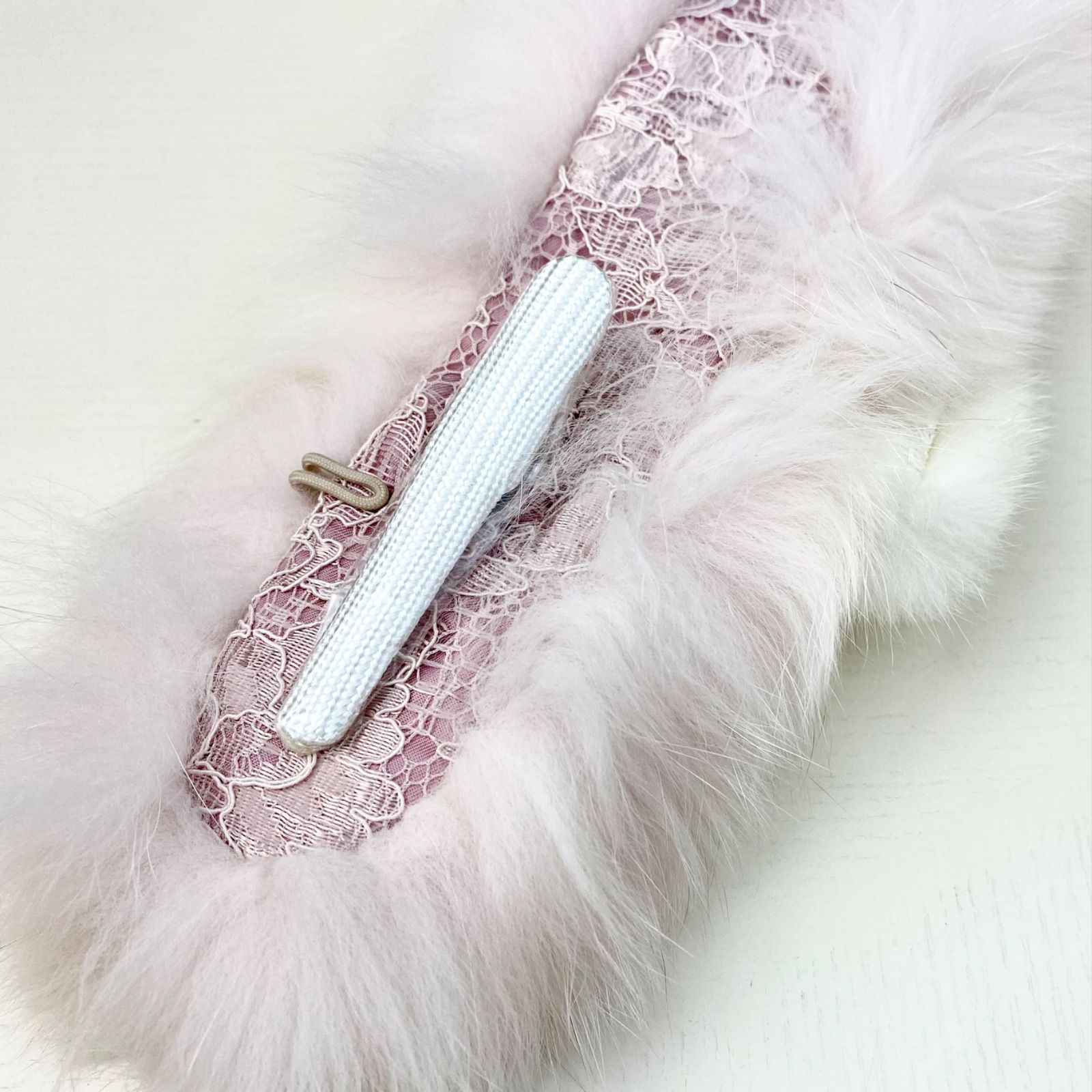  早い者勝ち‼︎ラスト一点 サガフォックス リボンマフラー 日本製 ピンク 116 マフラー 小物