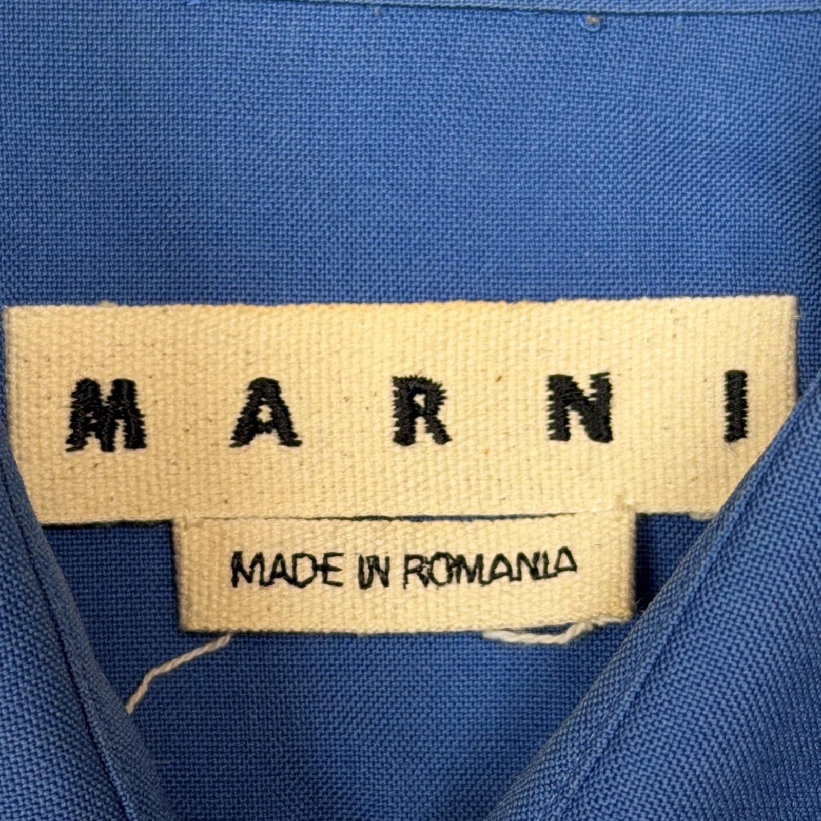 国内正規 MARNI トロピカルウールシャツ 長袖シャツ マルニ CUMU0061A0
