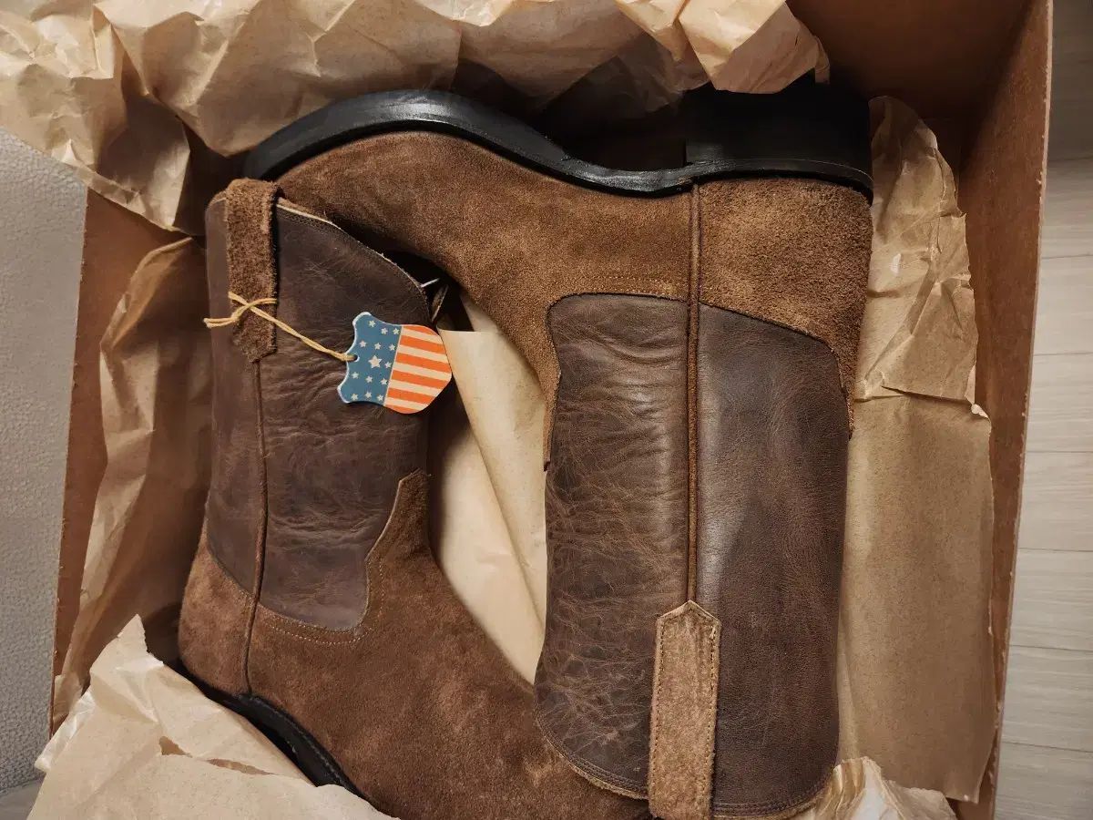 RRL ダブルアールエル ラフアウト スウェード カウボーイブーツ 10 D