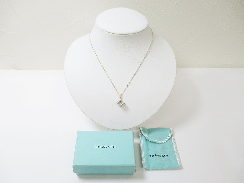TIFFANY ＆ Co. ティファニー アトラス キューブ ネックレス 7.9g 925