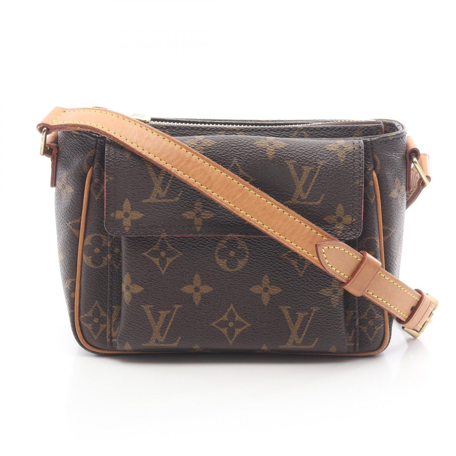 ルイ・ヴィトン LOUIS VUITTON ヴィバシテPM ショルダーバッグ バッグ PVCコーティングキャンバス レザー モノグラム レディース ブラウン系 M51165 【中古】 ルイ・ヴィトン LOUIS VUITTON ショルダーバッグ ヴィバシテPM