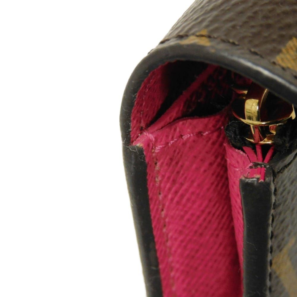 LOUIS VUITTON ルイ・ヴィトン ポルトモネ ロザリ LVロゴ フラワー