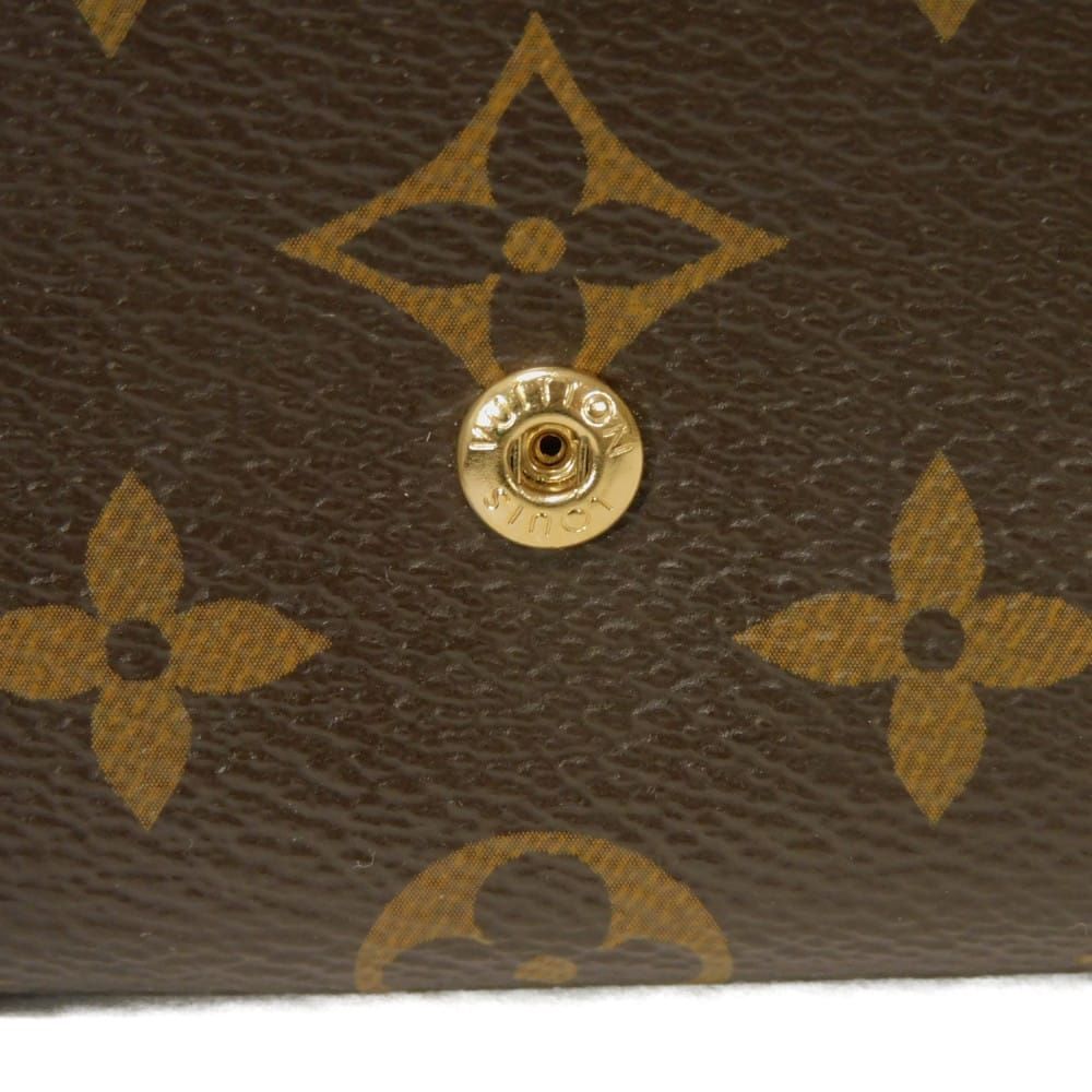 LOUIS VUITTON ルイ・ヴィトン ポルトモネ ロザリ LVロゴ フラワー