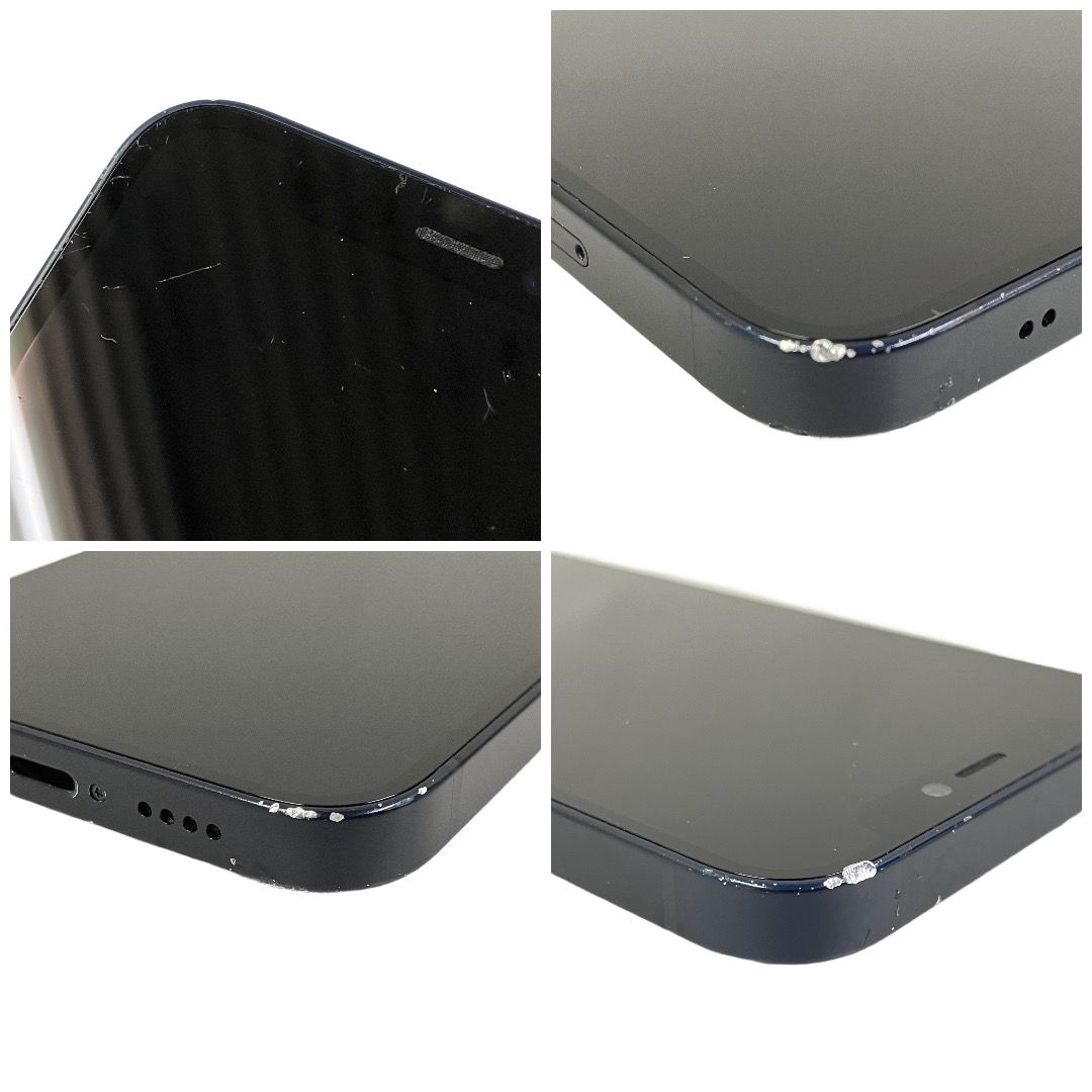 Apple MGA03J/A iPhone 12 mini 64GB ブラック IMEI 〇 KDDI