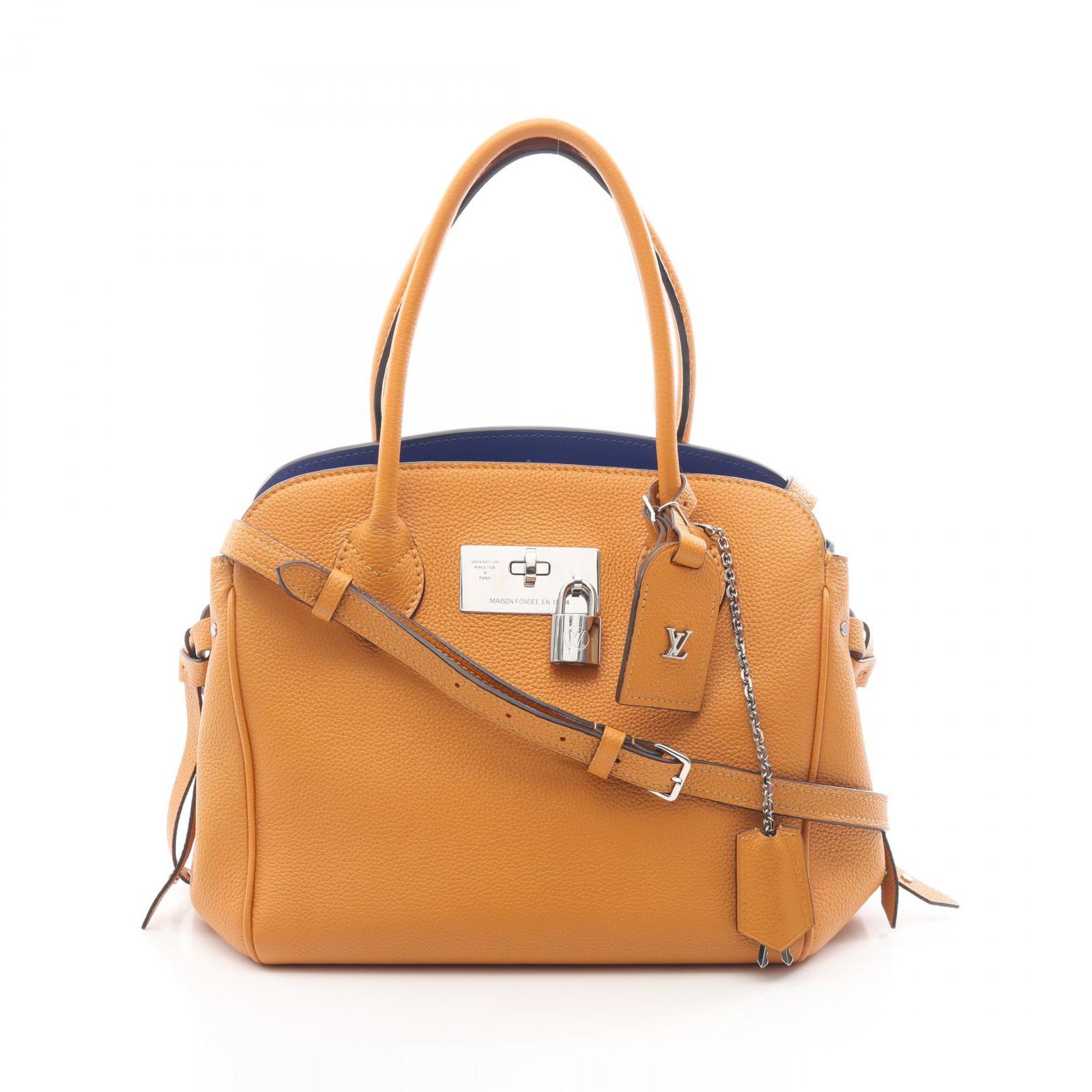 ルイ ヴィトン LOUIS VUITTON ハンドバッグ ミラPM M 55026 サフラン レザー レディース A