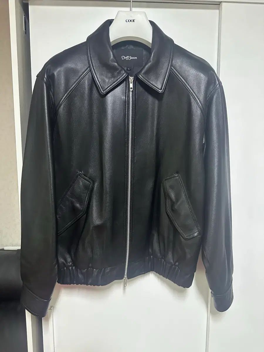 DOFFJASON ドフジェーソン ラムスキン ボマー ブルゾン Lサイズ
