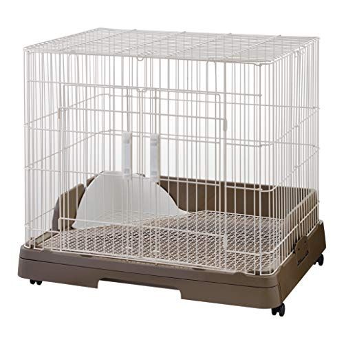 ジェックス ラビんぐ スマートルーム 段差が少ないフラットフロア 大きく開く観音式扉 ケージ うさぎ用 W 70 D 54 H 64? m