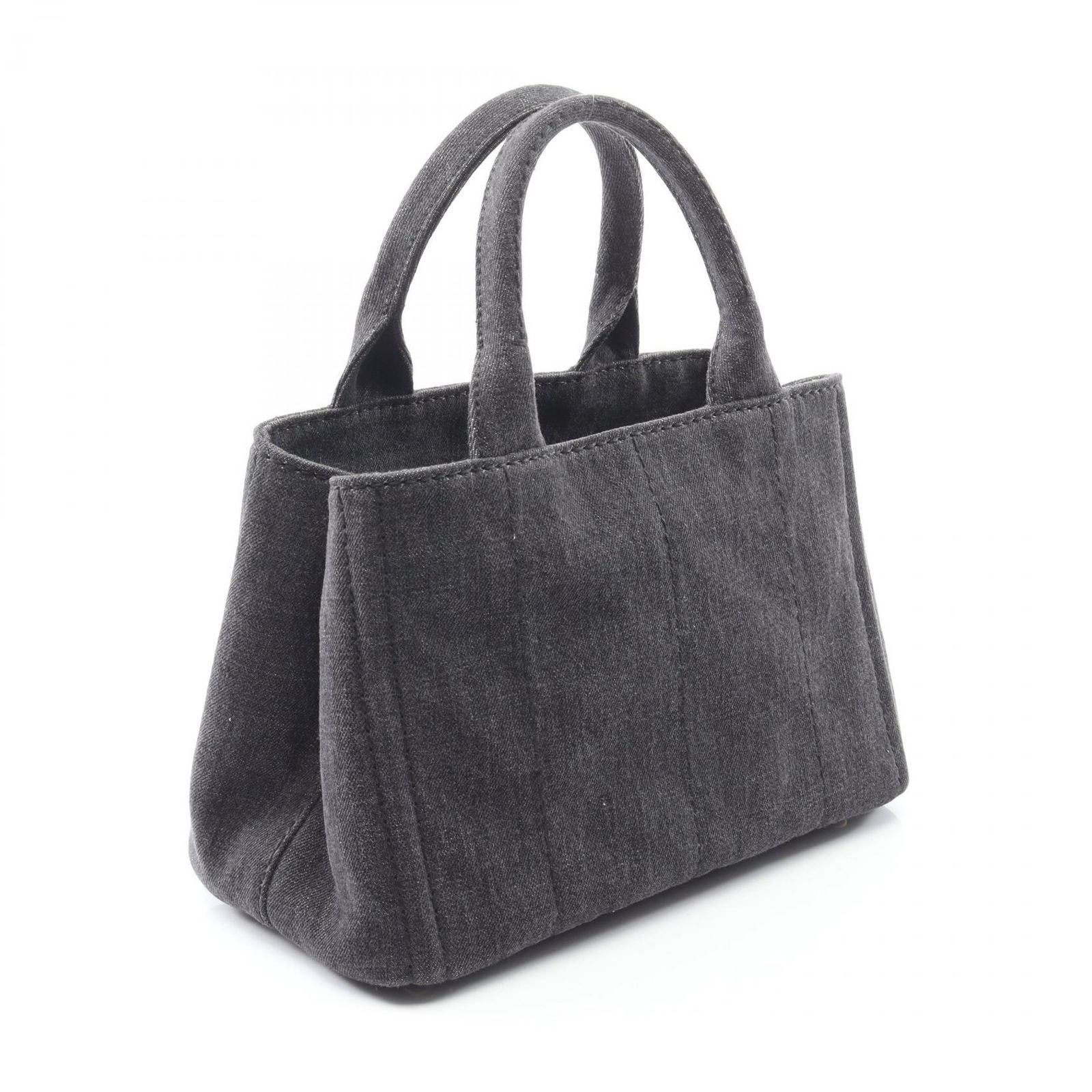 プラダ PRADA トートバッグ CANAPA カナパ 1BG439 デニムブラック