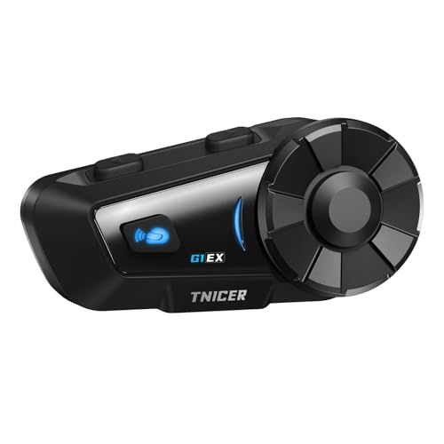 バイク インカム G 1 EX Bluetooth 5 2 インカムバイク用通信機器 6人同時通話 ワンクリックで自動ペアリング 22時間連続使用 距離1000 m 自動通信回復 日本語音声ガイダンス 他ブランドのインカムと接続 音楽共有 3 mmカスタ
