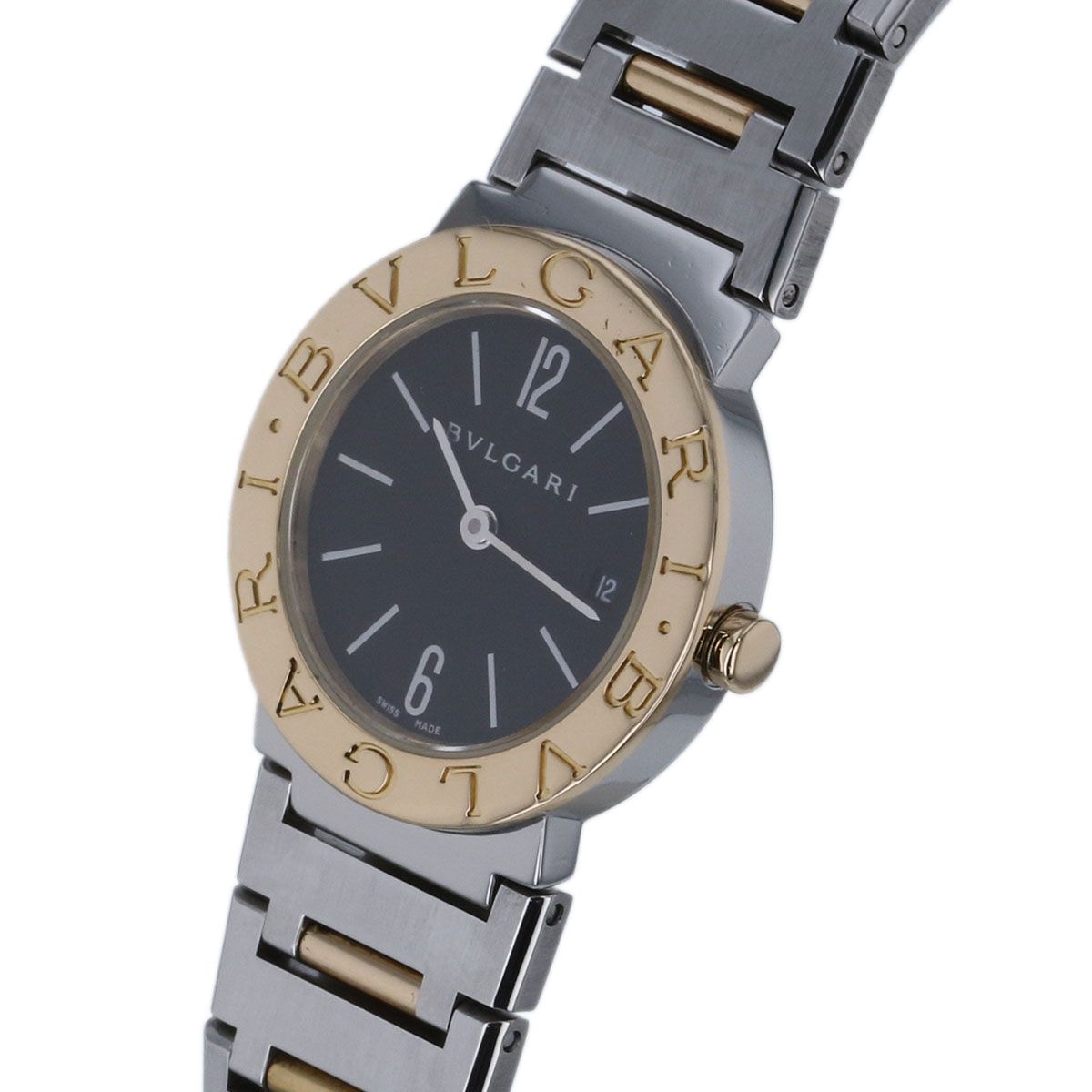 BVLGARI ブルガリ ブルガリブルガリ 26 mm 18 K SS コンビ 腕時計 BB SGD レディース ステンレススチール 18ゴールド シルバー ゴールド クオーツ