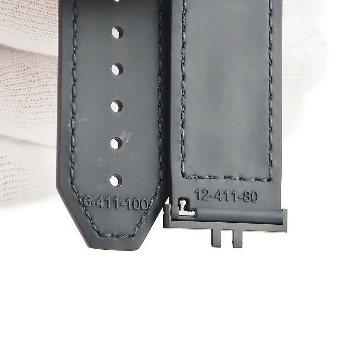 ウブロ HUBLOT 腕時計パーツ ビッグバン ウニコ 411用 レザー×ラバー