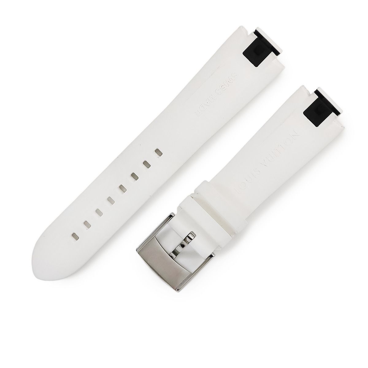 【ルィヴィトンタンブールラバーベルト】ホワイトラバー素材LOUISVUITTON LOUIS VUITTON（ルイ・ヴィトン） 純正 ラバーベルト タンブール SS