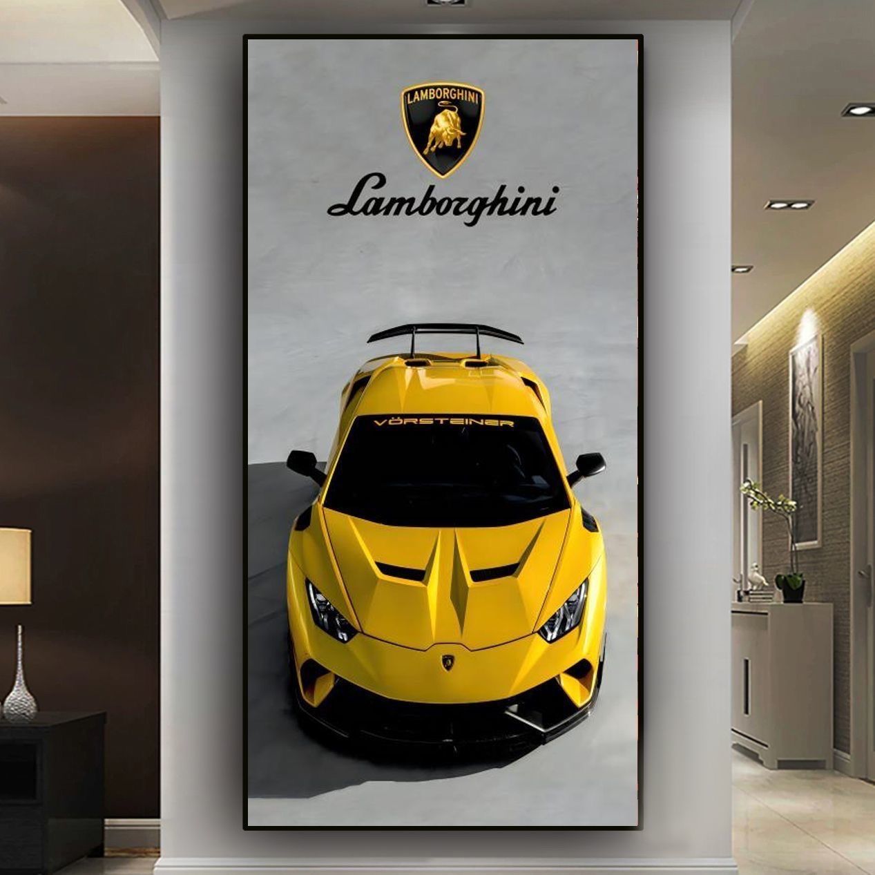 ランボルギーニ アートパネル 掛け絵 インテリア ポスター 額装 40