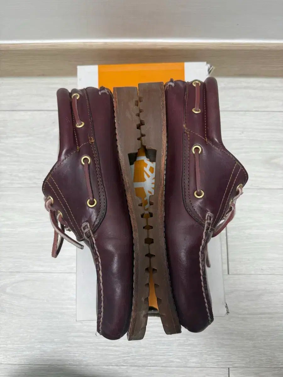 280 ティンバーランド ボートシューズ バーガンディ