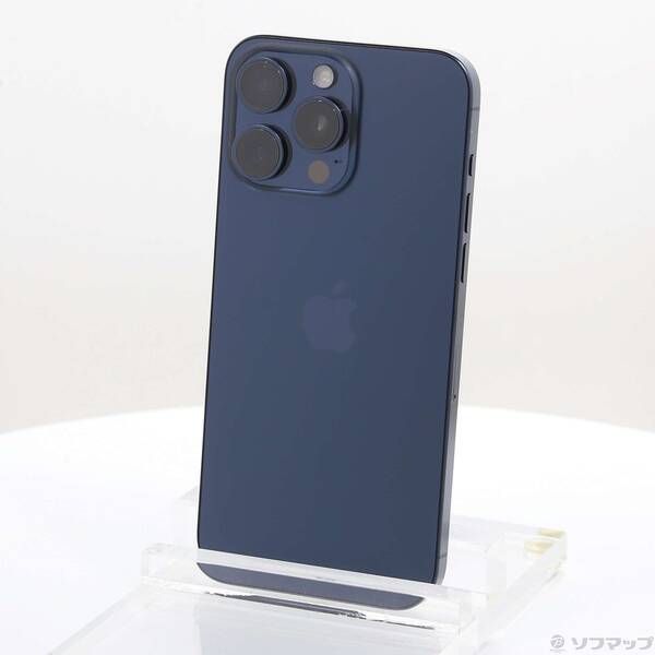 中古品〕 iPhone15 Pro Max 512GB ブルーチタニウム MU6X3J／A SIM