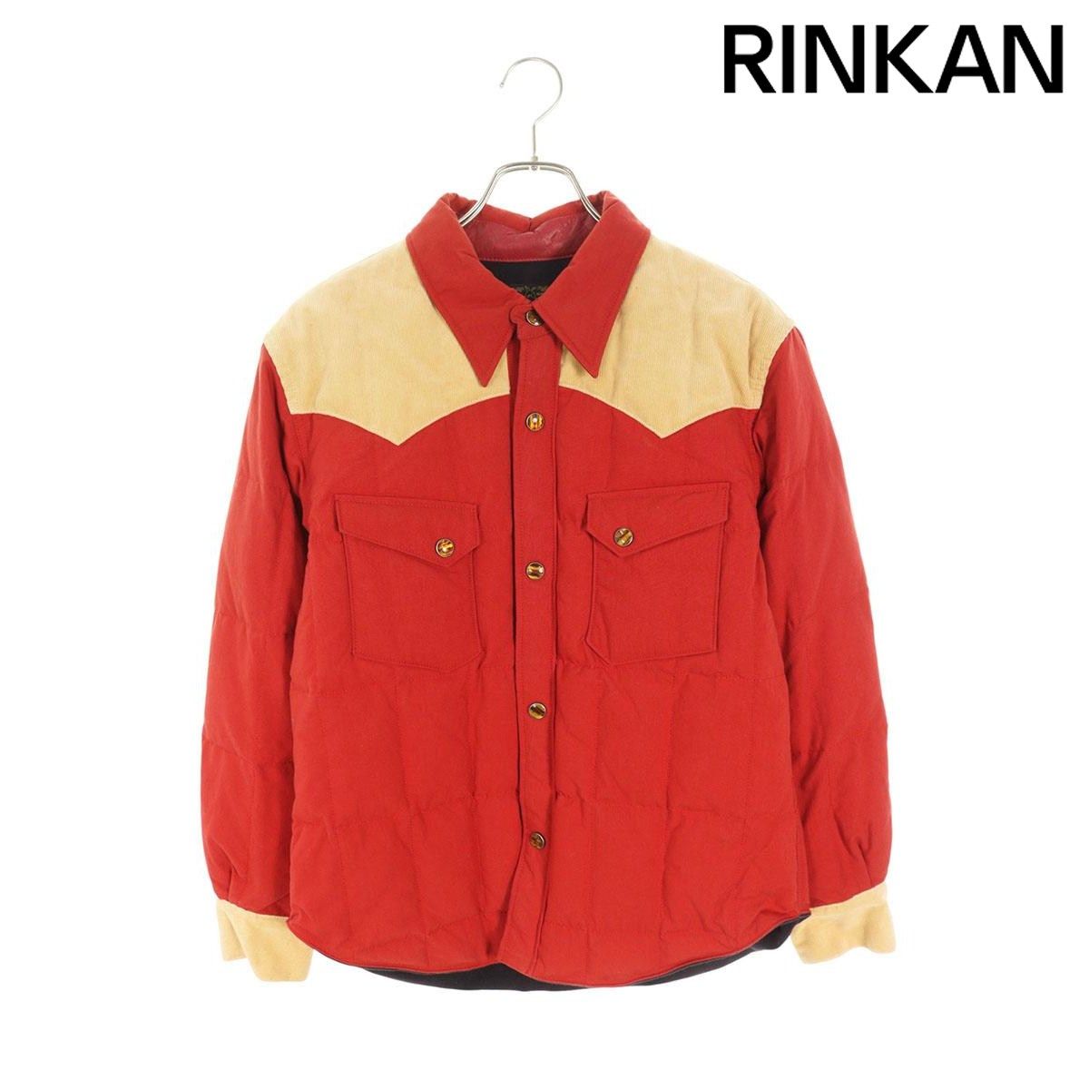 フラットヘッド コーデュロイヨーク切替ダウンジャケット メンズ 38 12 28～1 6 発送 問い合わせ遅延