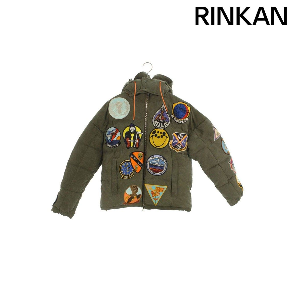 レディメイド RE CO KH 00 131 ダブルネームパッチ刺繍ダウンジャケット メンズ 1 12 28～1 6 発送 問い合わせ遅延