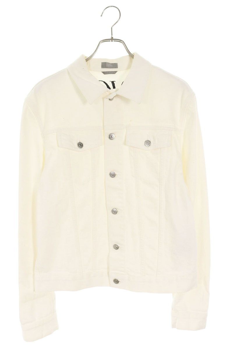 ディオール 013D483AY979 バックロゴ刺繍デニムジャケット メンズ 52