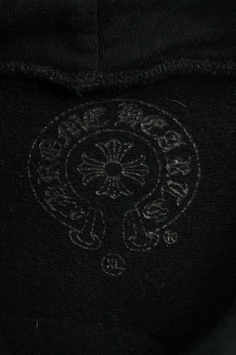 クロムハーツ SWTSHRT PLVR 袖ロゴ英字プリントパーカー メンズ XL ※12