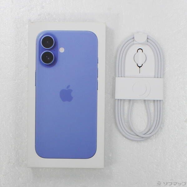 中古品〕 iPhone16 256GB ウルトラマリン MYE03J／A SIMフリー【251