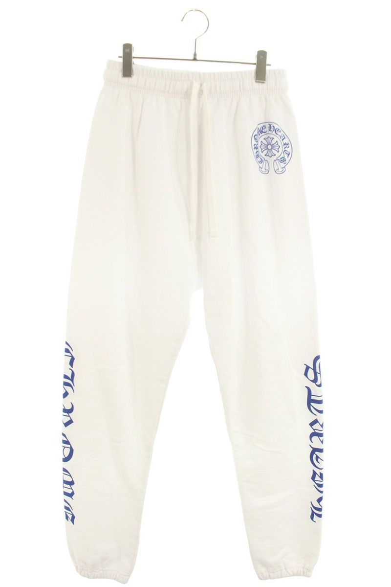 クロムハーツ SWEAT PANTS サイドロゴプリントスウェットロングパンツ