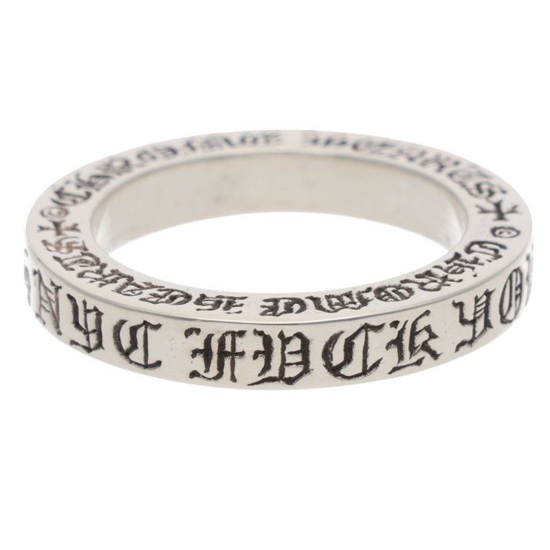 クロムハーツ 3 mm SPACER mmスペーサー NYC シルバーリング メンズ 8号 12 28～1 6 発送 問い合わせ遅延