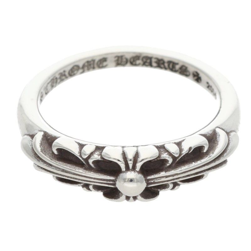 クロムハーツ BABY CLASSIC ベイビークラシックフローラルクロス シルバーリング メンズ 19号 12 28～1 6 発送 問い合わせ遅延