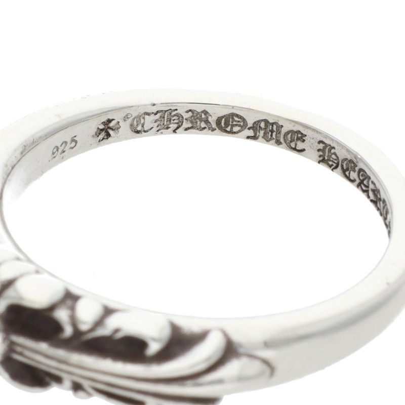  クロムハーツ BABY CLASSIC ベイビークラシックフローラルクロス シルバーリング メンズ 19号 12 28～1 6 発送 問い合わせ遅延 リング 指輪 アクセサリー