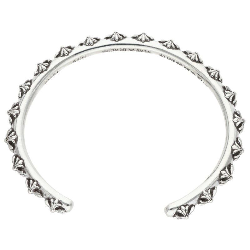 クロムハーツ BANGLE CROSS クロスバンド シルバーブレスレット メンズ L 12 28～1 6 発送 問い合わせ遅延 トレーナー イージーパンツ