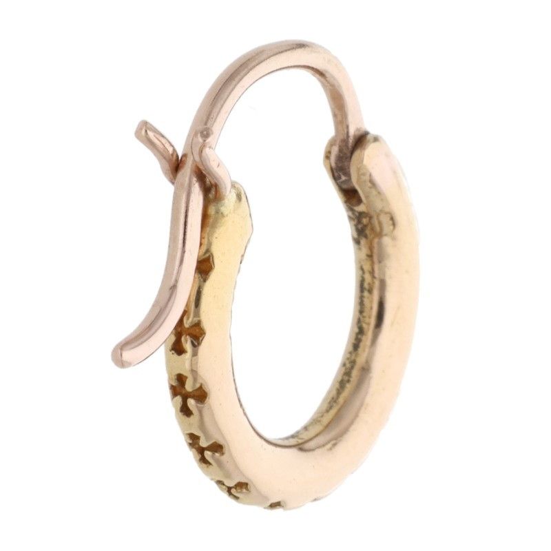  クロムハーツ 22 K ER TFL ゴールドピアス メンズ 12 28～1 6 発送 問い合わせ遅延 その他 アクセサリー