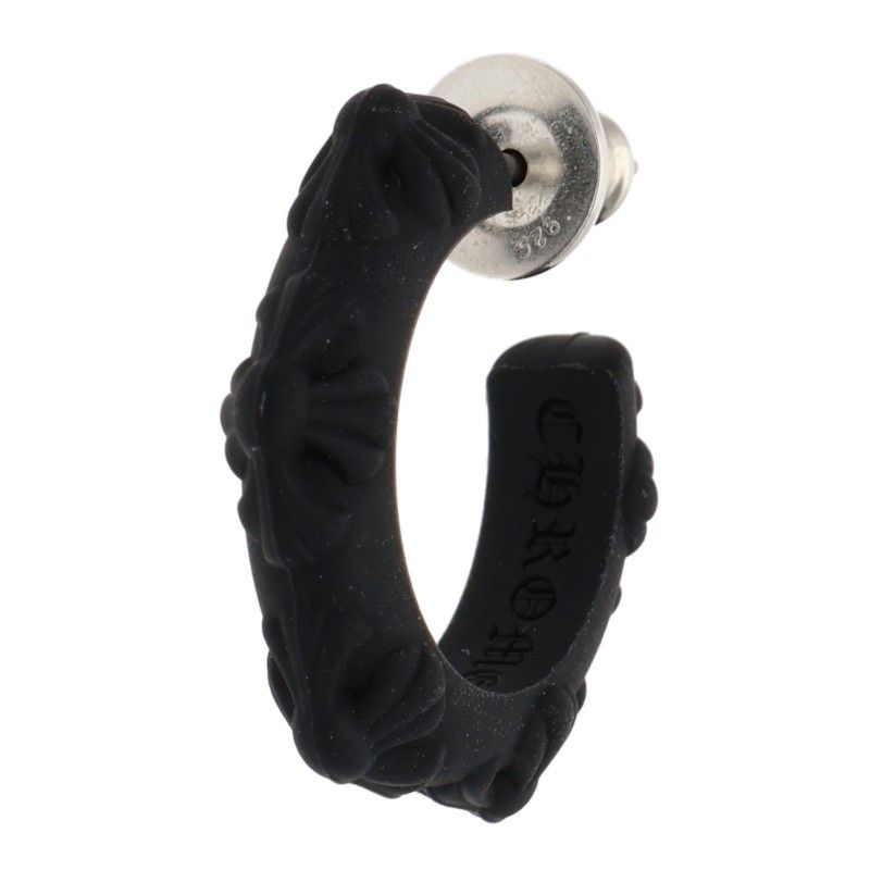 クロムハーツ RUBBER HOOP CROSS SML クロスバンドフープシリコンピアス メンズ 12 28～1 6 発送 問い合わせ遅延