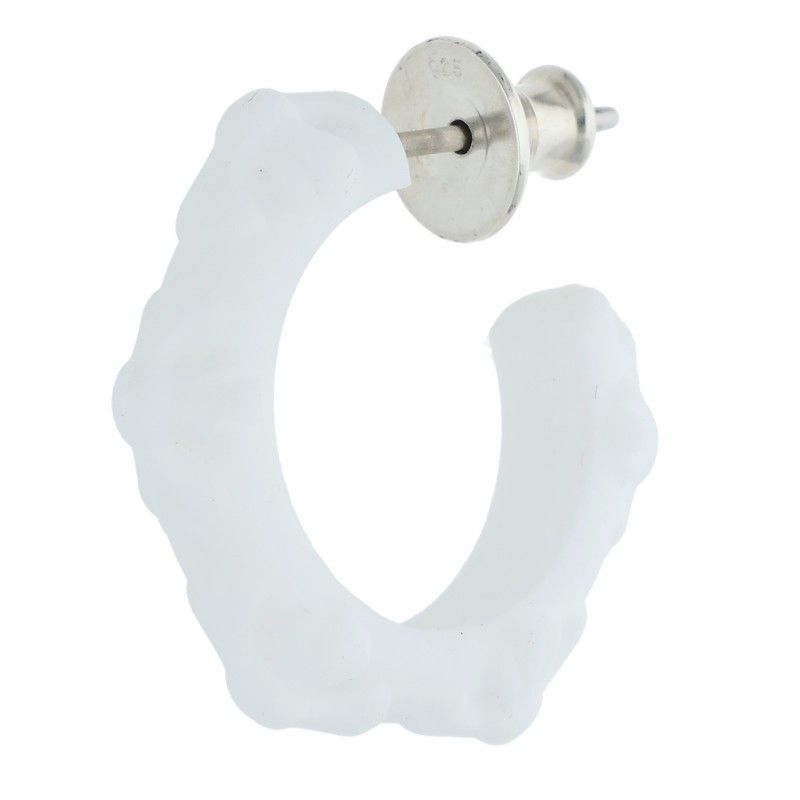 クロムハーツ RUBBER HOOP CROSS SML クロスバンドフープ シリコンピアス メンズ 12 28～1 6 発送 問い合わせ遅延