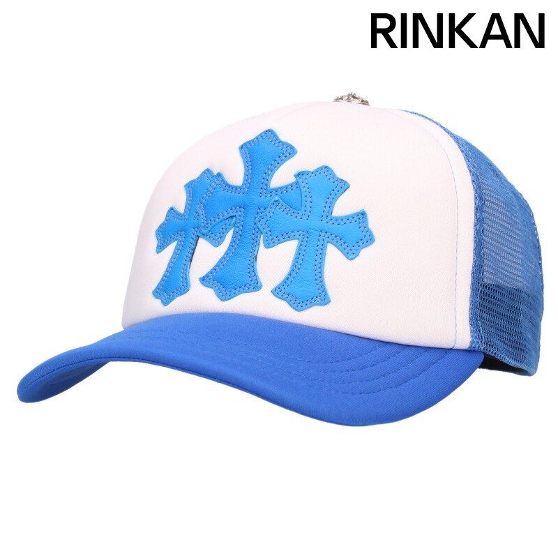 クロムハーツ TRUCKER CAP レザーパッチトラッカー 3セメタリーレザーパッチメッシュキャップ メンズ ONE SIZE 12 28～1 6 発送 問い合