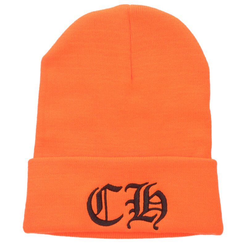 クロムハーツ WOOL WATCH CAP/ウールワッチキャップ CH刺繍ニット帽