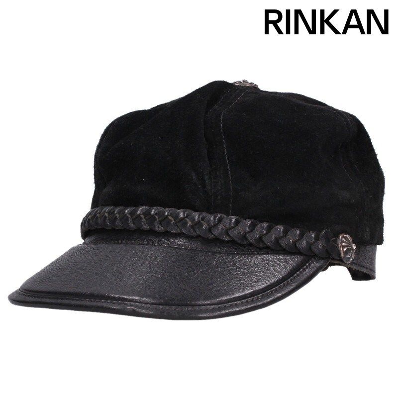 クロムハーツ クロスボールボタンガンスリンガーレザーキャスケット メンズ 12 28～1 6 発送 問い合わせ遅延