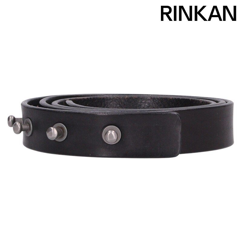 リックオウエンス レザー ナローベルト メンズ XS 12 28～1 6 発送 問い合わせ遅延