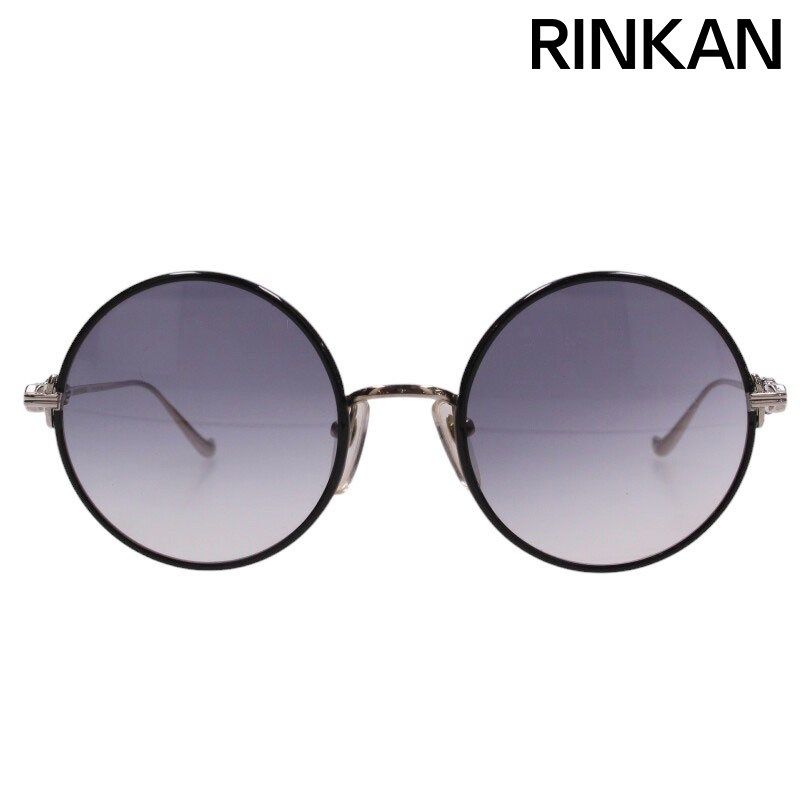 クロムハーツ フローラルクロステンプルラウンドサングラス メンズ 12 28～1 6 発送 問い合わせ遅延