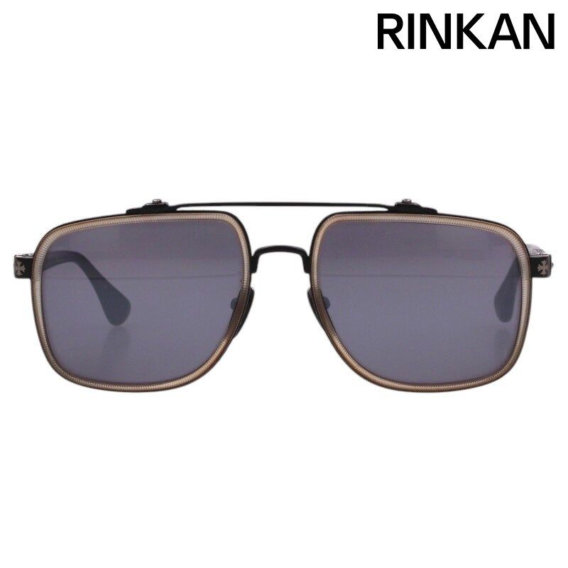 クロムハーツ HARDMAN CHプラステンプルティアドロップサングラス メンズ 57 19 140 12 28～1 6 発送 問い合わせ遅延