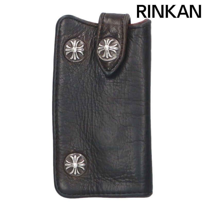 クロムハーツ KEY CASE キーケース クロスボールボタンレザーキーケース メンズ 12 28～1 6 発送 問い合わせ遅延