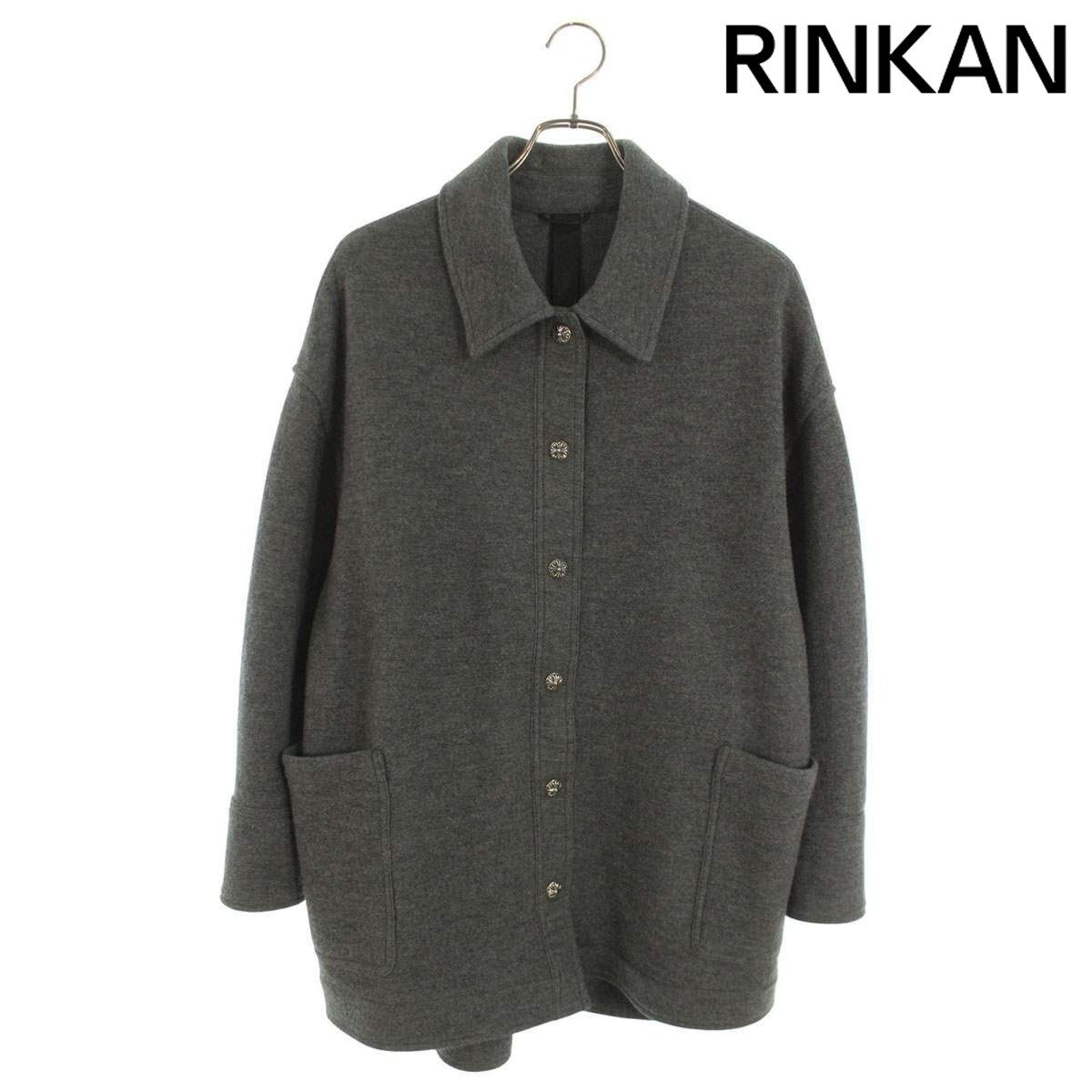 クロムハーツ ROLA ローラ クロスボールボタン ウール長袖シャツ レディース M 12 28～1 6 発送 問い合わせ遅延