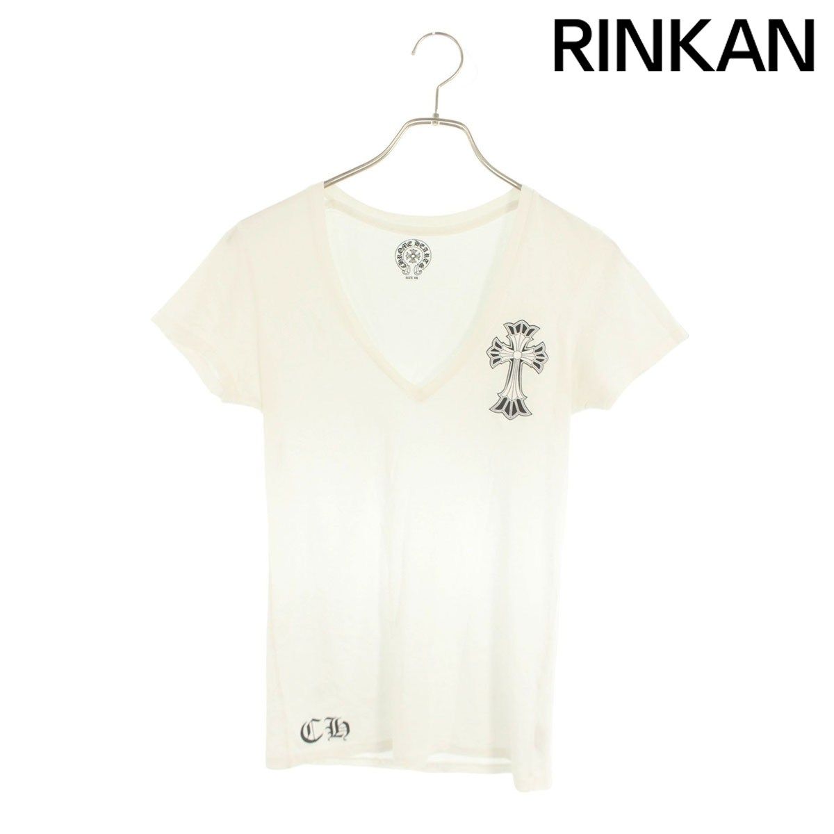 クロムハーツ CHクロスVネックTシャツ レディース XS ※12/28～1/6 発送