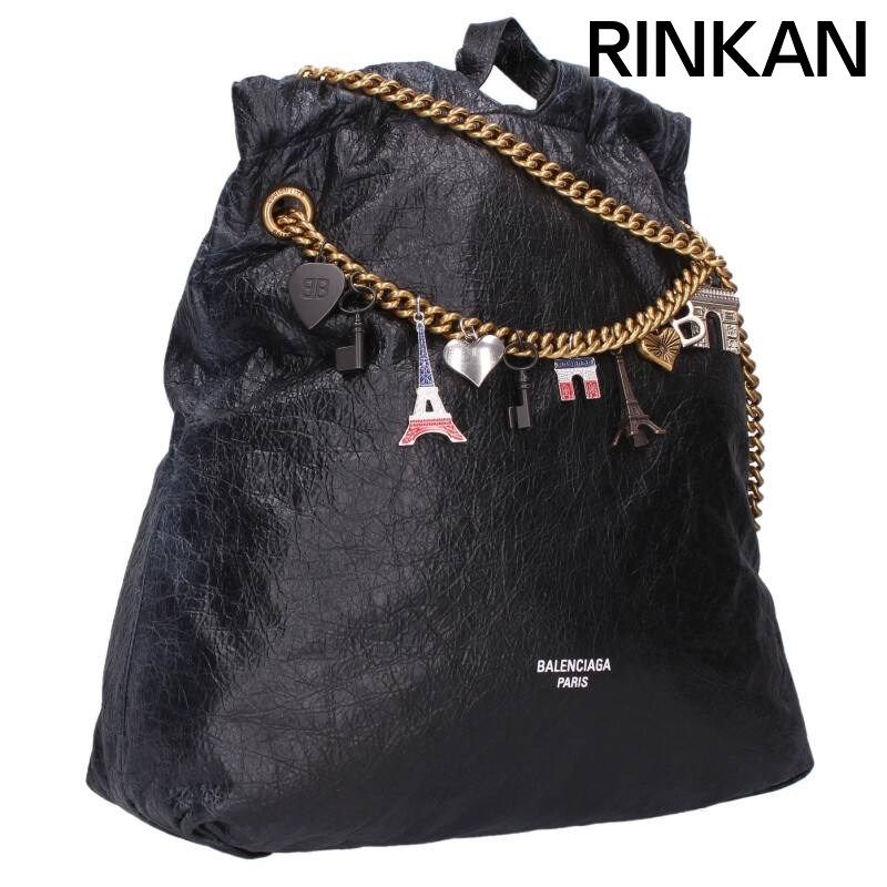 バレンシアガ 742941 クラッシュトート チャームチェーンショルダーバッグ レディース 12 28～1 6 発送 問い合わせ遅延