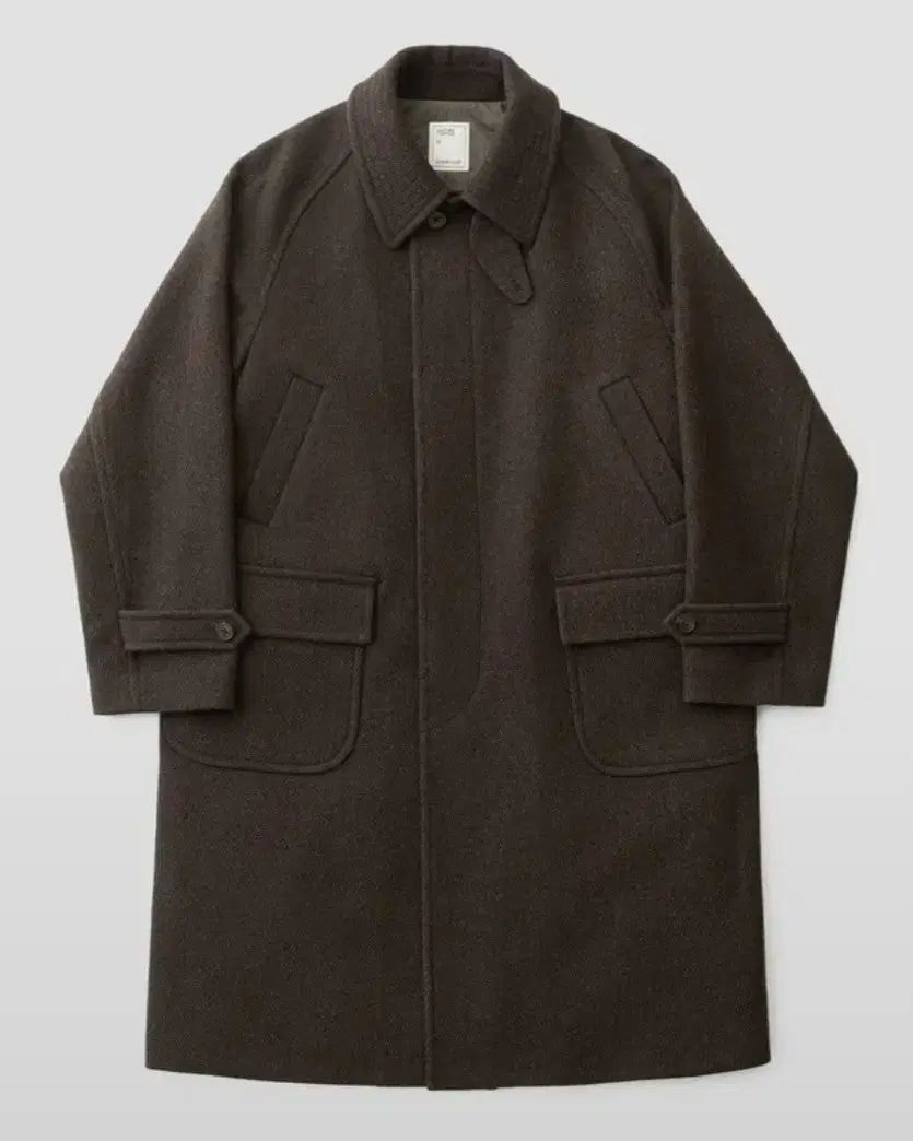 02 バルマカーン ANOTHER OFFICE アナザーオフィス ボイジャー コート ヘザー ブラウン ジャケット アウター ブルゾン