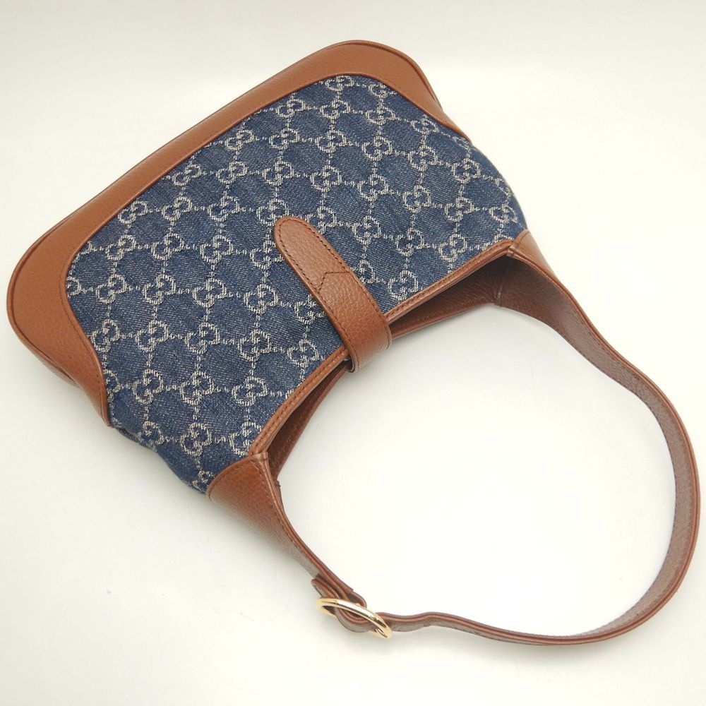 GUCCI グッチ ジャッキー1961 636706 2WAY ショルダーバッグ デニムx