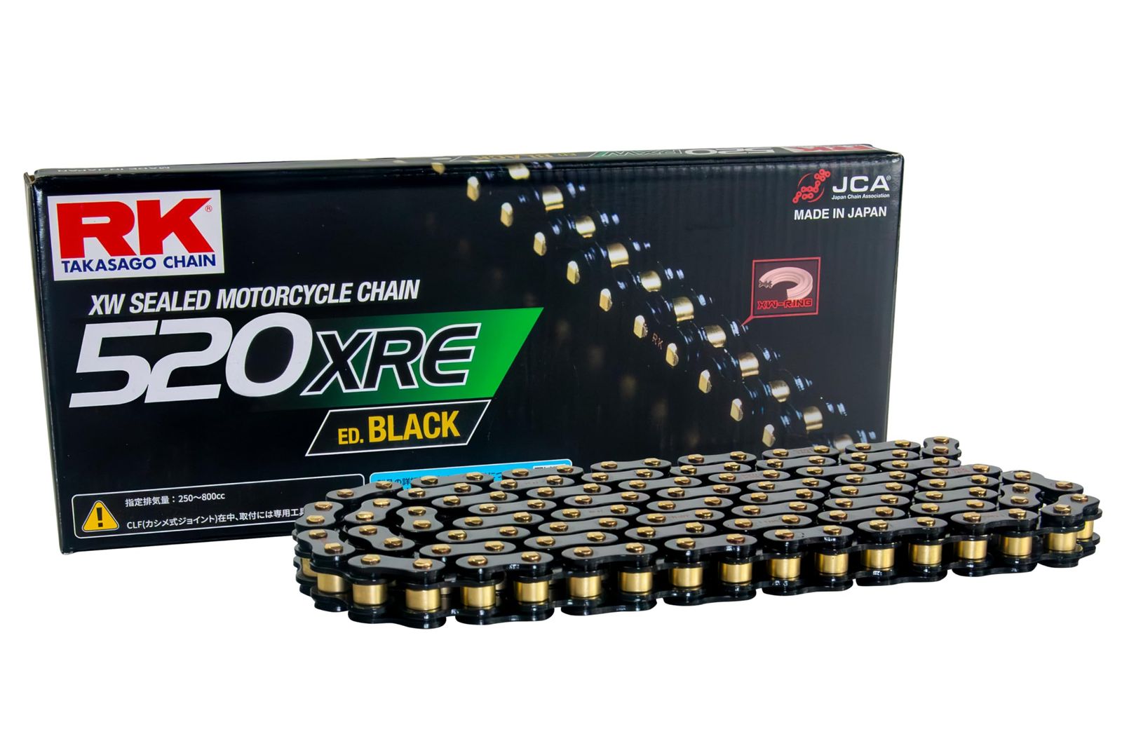 アールケー RK バイク用チェーン ED BLACK ブラック 130 L