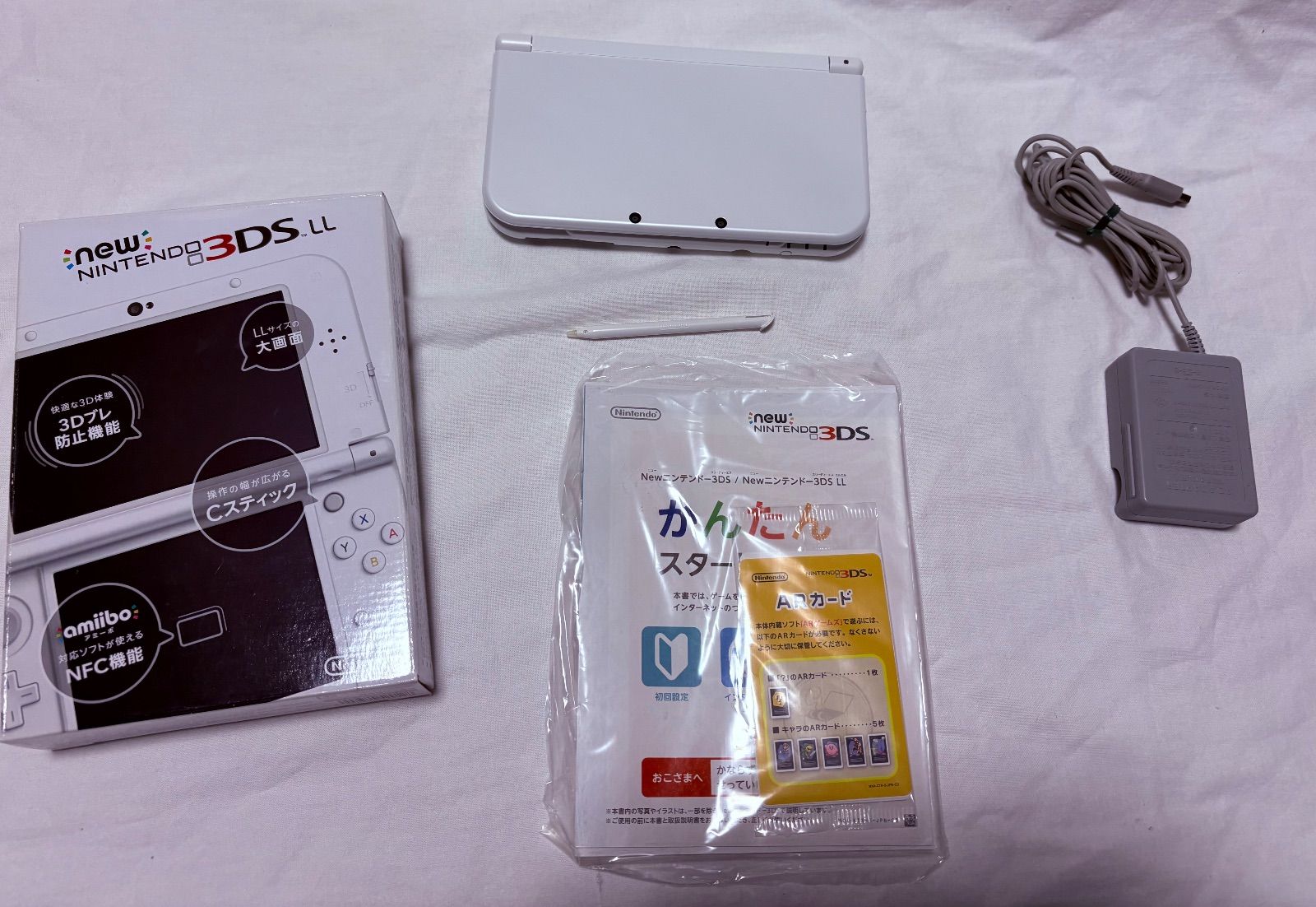 Newニンテンドー3DSLL パールホワイ - メルカリ